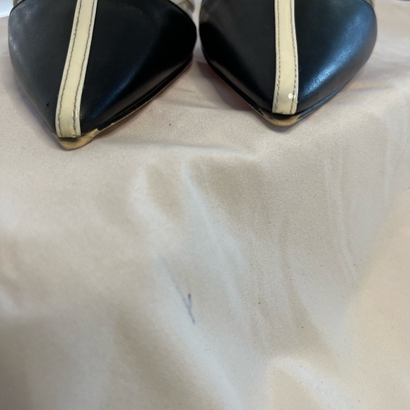 Michael Kors Black and White Heels - Picture 5 of 12